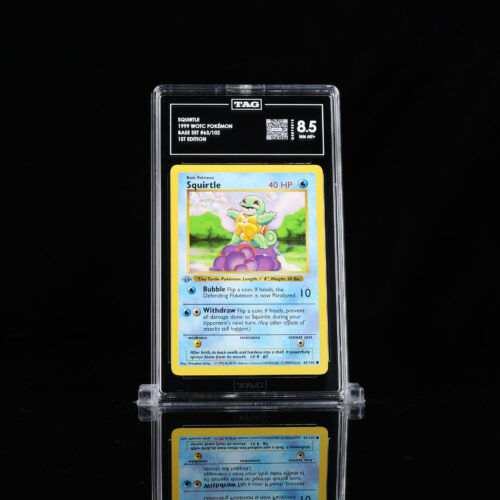 Squirtle Base Set - 1St Edition #63 - TAG